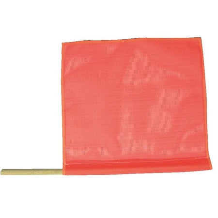 Blaze Orange Mesh Safety Flag